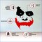 Slaf Ltd. Vinyl Wall Decal Scary Joker Face Why So Serious Removable Die Cut Decor Self Adhesive Mural Sticker (39'' x 33'')